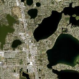 Pine Castle High Resolution Satellite Map