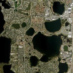 Doctor Phillips High Resolution Satellite Map