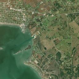 Seadrift High Resolution Satellite Map