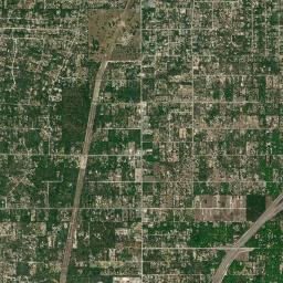 Shady Hills High Resolution Satellite Map