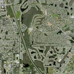 Buenaventura Lakes High Resolution Satellite Map