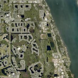 Brevard County High Resolution Satellite Map