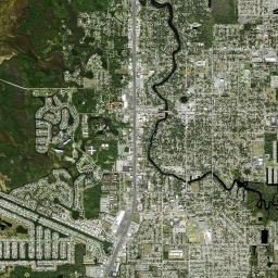New Port Richey High Resolution Satellite Map