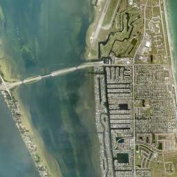 South Patrick Shores High Resolution Satellite Map