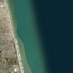 Satellite Beach High Resolution Satellite Map