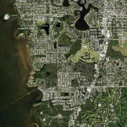 Tarpon Springs High Resolution Satellite Map