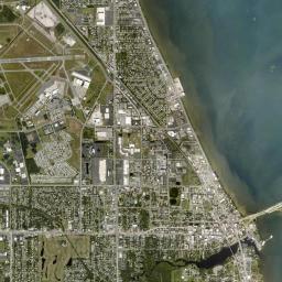 Melbourne High Resolution Satellite Map