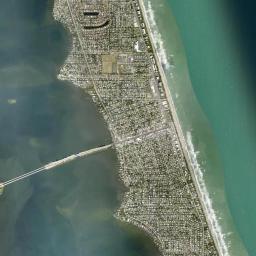Indialantic High Resolution Satellite Map