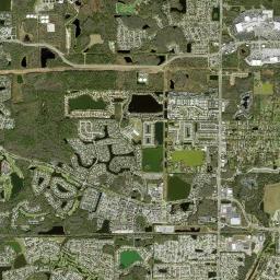 Westchase High Resolution Satellite Map