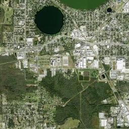 Auburndale High Resolution Satellite Map