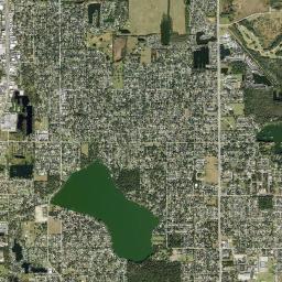 Lakeland Highlands High Resolution Satellite Map