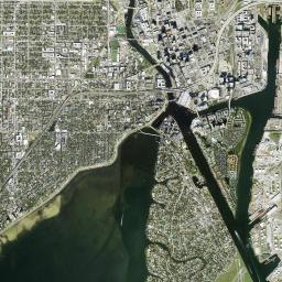 Tampa High Resolution Satellite Map