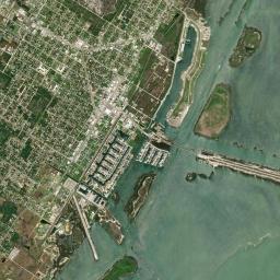 Aransas Pass High Resolution Satellite Map