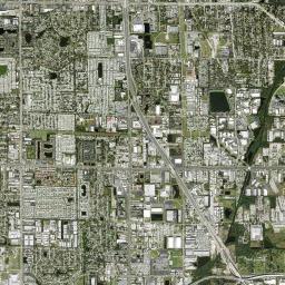 Pinellas County High Resolution Satellite Map