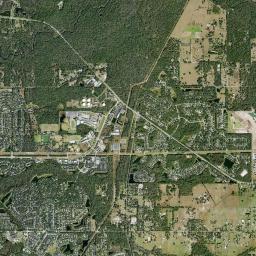 Fish Hawk High Resolution Satellite Map