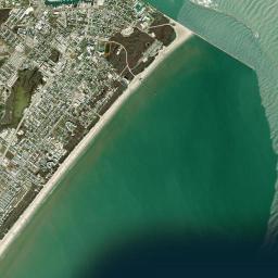 Port Aransas High Resolution Satellite Map