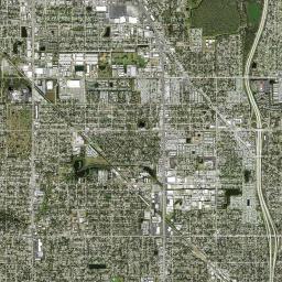 West and East Lealman High Resolution Satellite Map