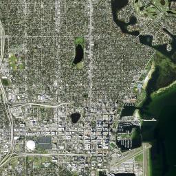 St. Petersburg, Florida map(satellite map)