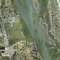 Indian River Shores High Resolution Satellite Map