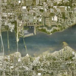 Palmetto High Resolution Satellite Map