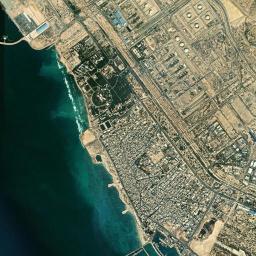 Nakhl Taghi High Resolution Satellite Map