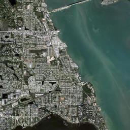 Jensen Beach High Resolution Satellite Map