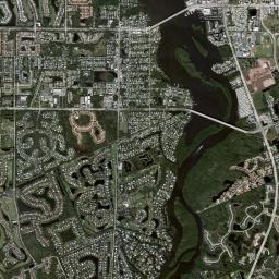 Palm City High Resolution Satellite Map