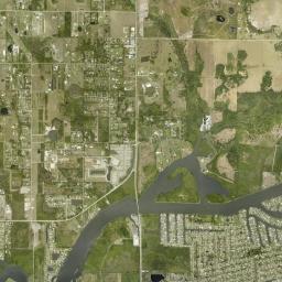 Fort Myers Shores High Resolution Satellite Map