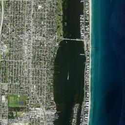 South Palm Beach High Resolution Satellite Map