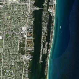 Lantana High Resolution Satellite Map