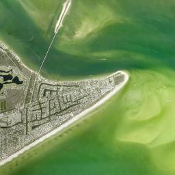 Sanibel High Resolution Satellite Map