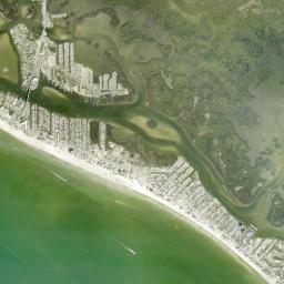 Fort Myers Beach High Resolution Satellite Map