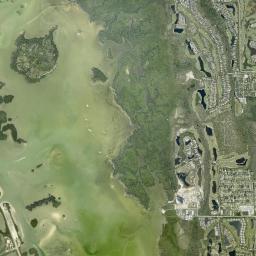 Aerial view of Fort Myers Beach