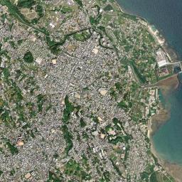 Gushikawa High Resolution Satellite Map