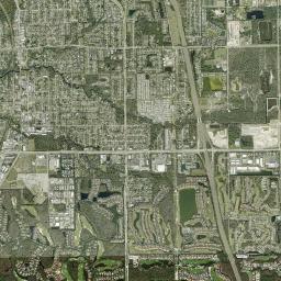 Bonita Springs High Resolution Satellite Map