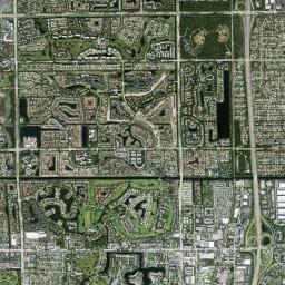 Boca Del Mar High Resolution Satellite Map