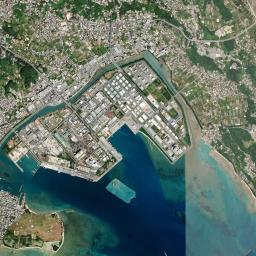 Katsuren-haebaru High Resolution Satellite Map