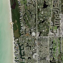 Pelican Bay High Resolution Satellite Map