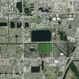 Twin Lakes High Resolution Satellite Map