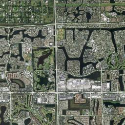 Pembroke Pines, Florida map(satellite map)