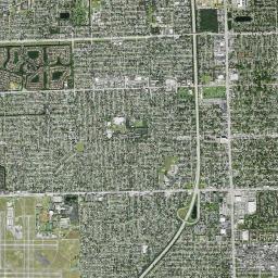 Pembroke Pines High Resolution Satellite Map