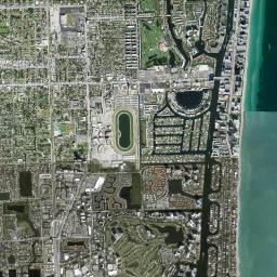 Hallandale Beach High Resolution Satellite Map