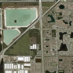 Palm Springs North High Resolution Satellite Map