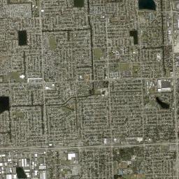 Carol City High Resolution Satellite Map