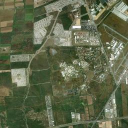 Entronque Laredo-Salinas Victoria High Resolution Satellite Map