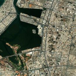 Ras Al Khaimah City High Resolution Satellite Map