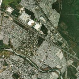 Ciudad Benito Juárez High Resolution Satellite Map