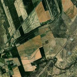 Los Dos Ríos High Resolution Satellite Map