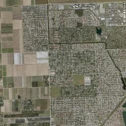 Richmond West High Resolution Satellite Map