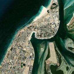 Umm Al Quwain City High Resolution Satellite Map